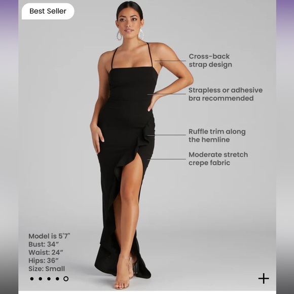 XS Windsor formal dress - Picture 3 of 5